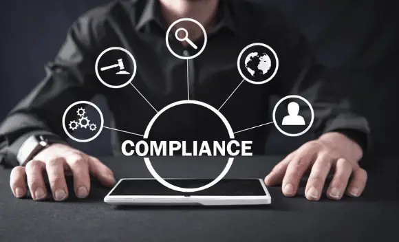 A man showing the difference elements of compliance for reasonable compensation